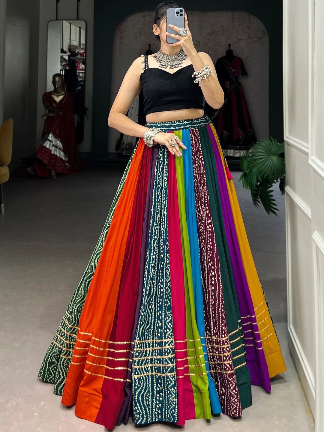 GRINISH Ready to Wear Lehenga & Semi-Stitched-picture-49