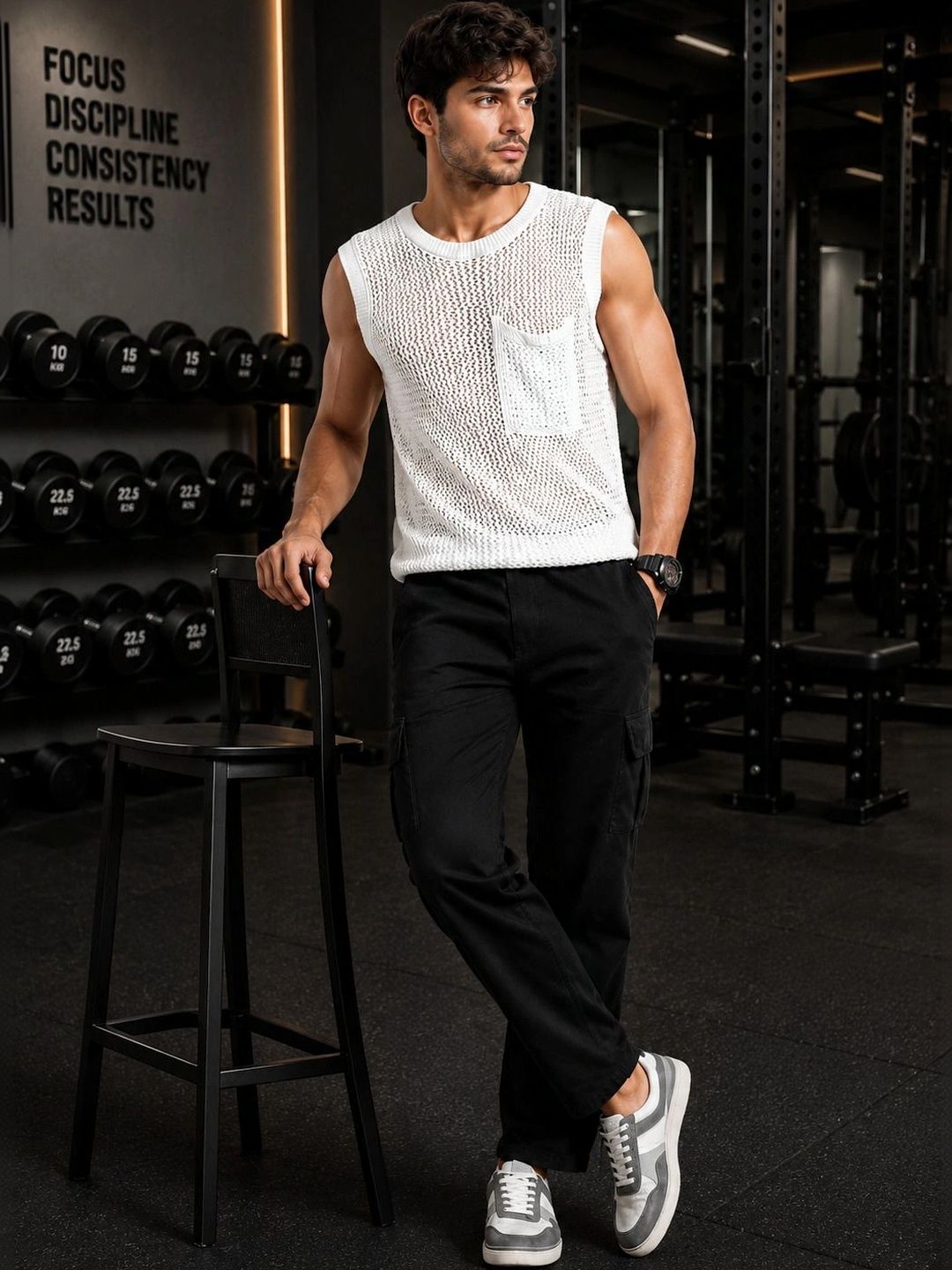 THE BEETEL HOUSE Men Smart Trousers-picture-48