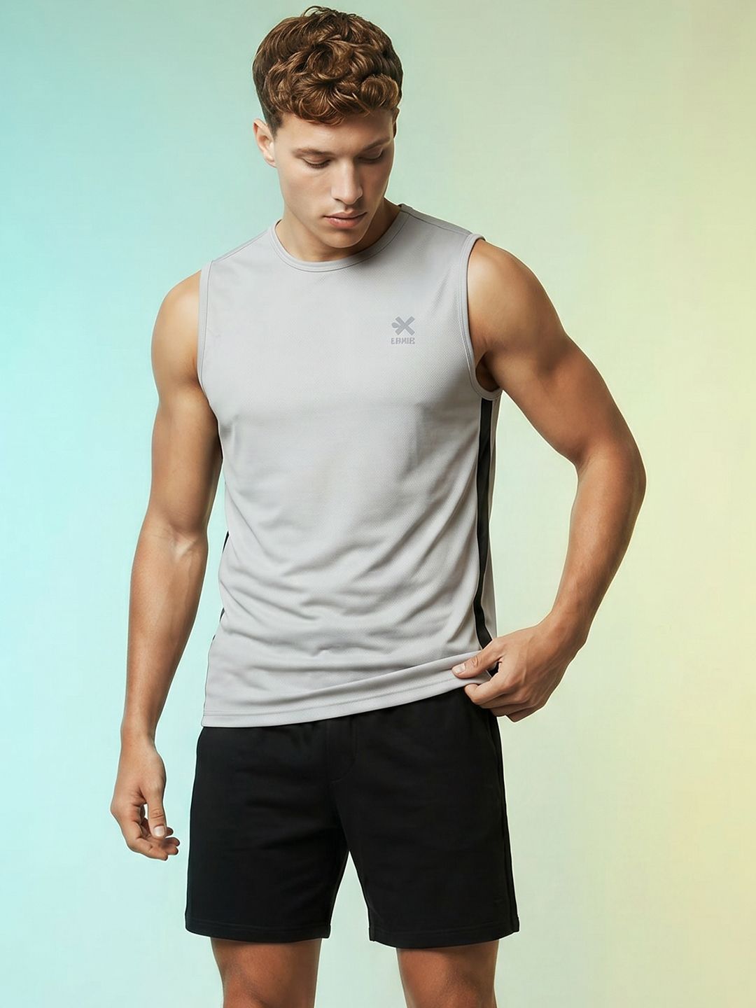 HRX by Hrithik Roshan Men Brand Logo Colourblocked T-shirt-picture-58