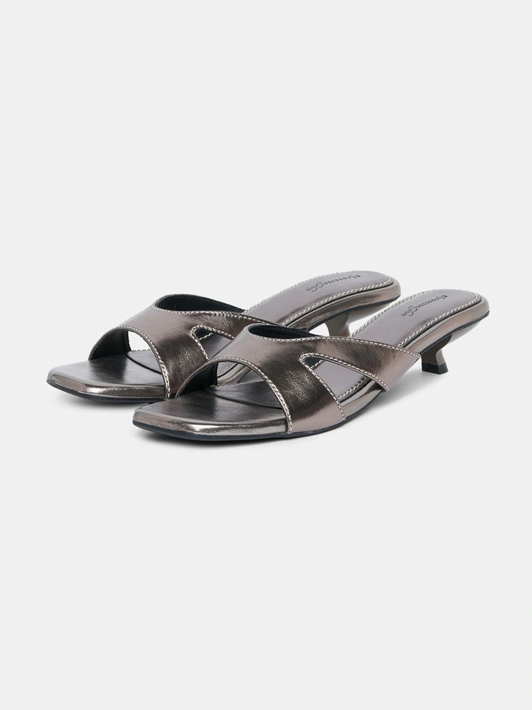 Forever Glam by Pantaloons PU Kitten Mules-image-24