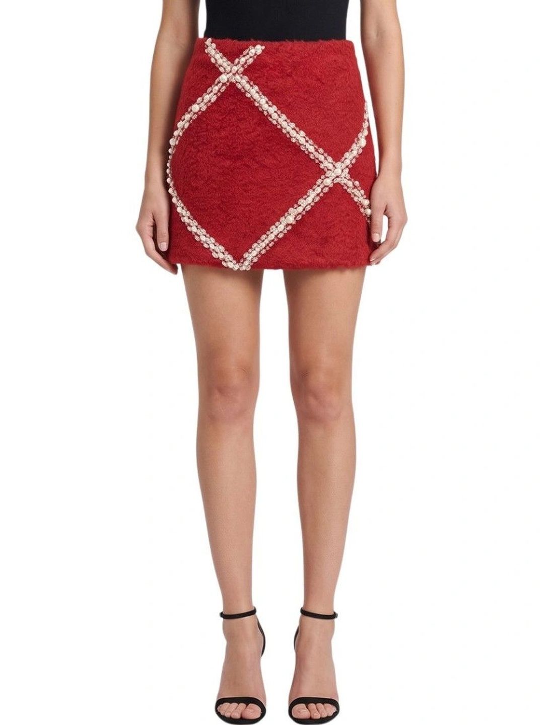 Des Phemmes Women Embellished Mini A-Line Skirt-picture-22