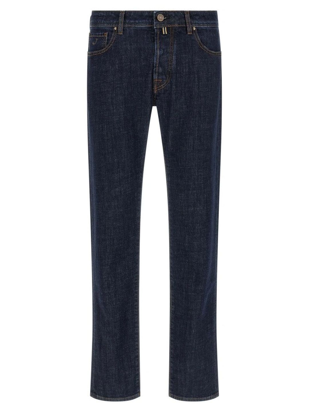 Blue Slim Mid Rise Jeans-image-0