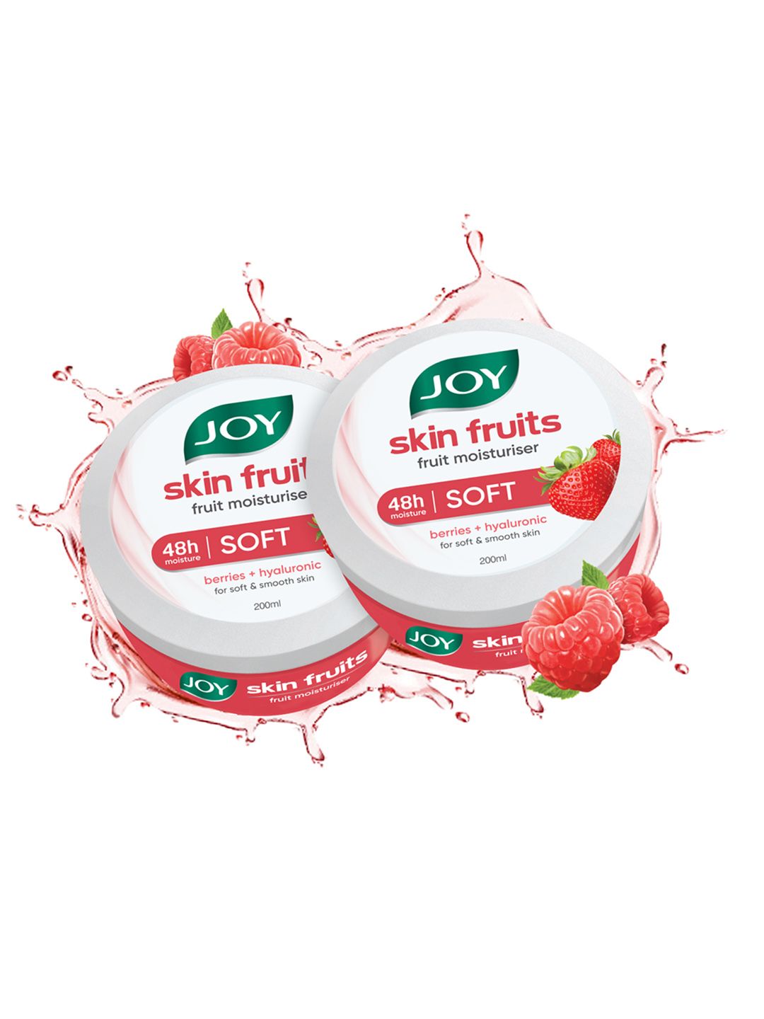 JOY Set Of 2 Skin Fruits Super Soft Face Moisturizer - 200 ml Each-image-45