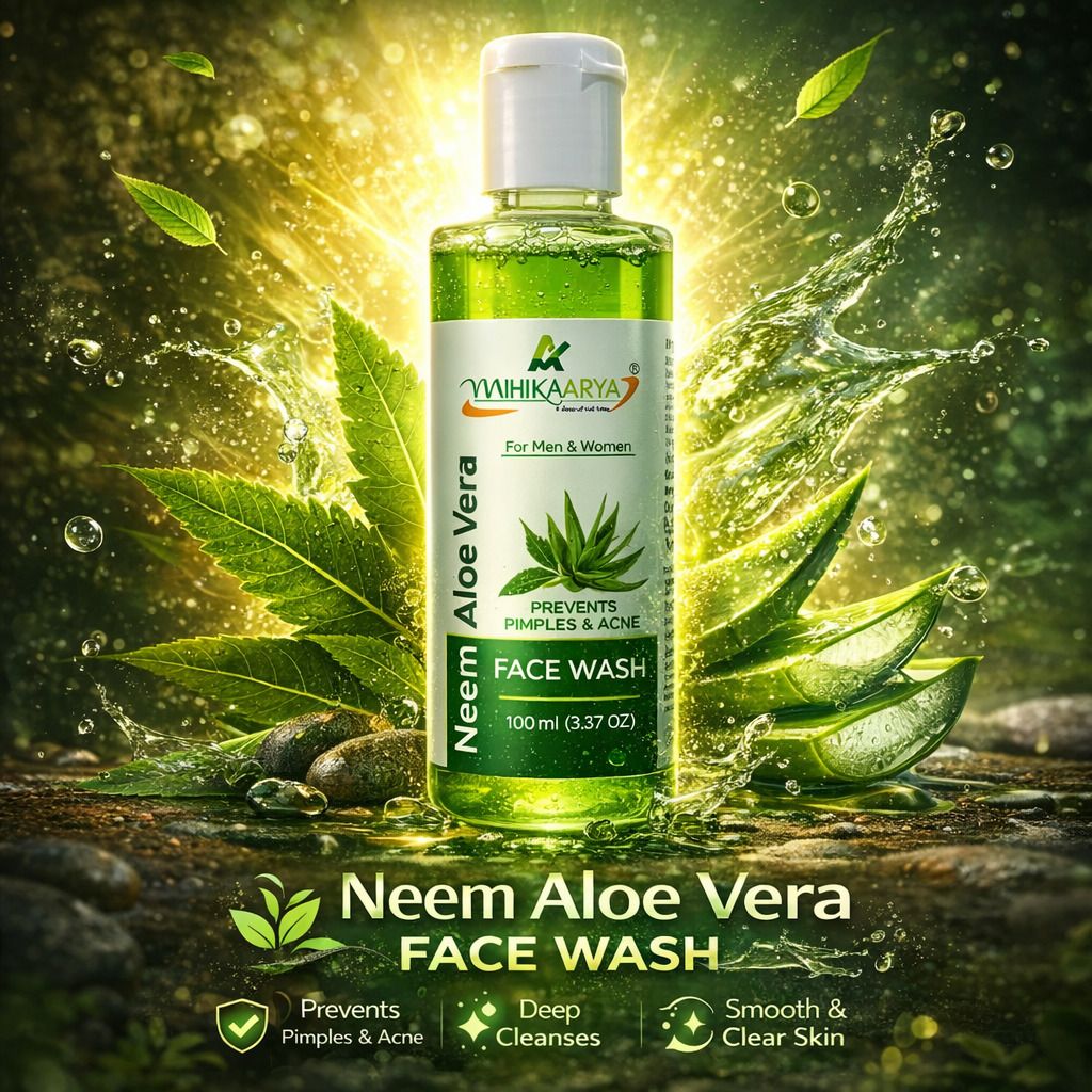 MIHIKAARYA Set Of 2 Aloe Vera & Lemon Honey Face Wash - 100 ml Each-image-35