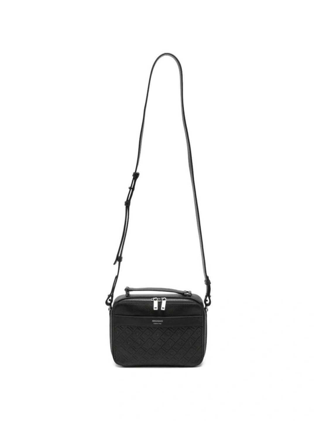 ferragamo Black Monogram Small Crossbody Bag-picture-46