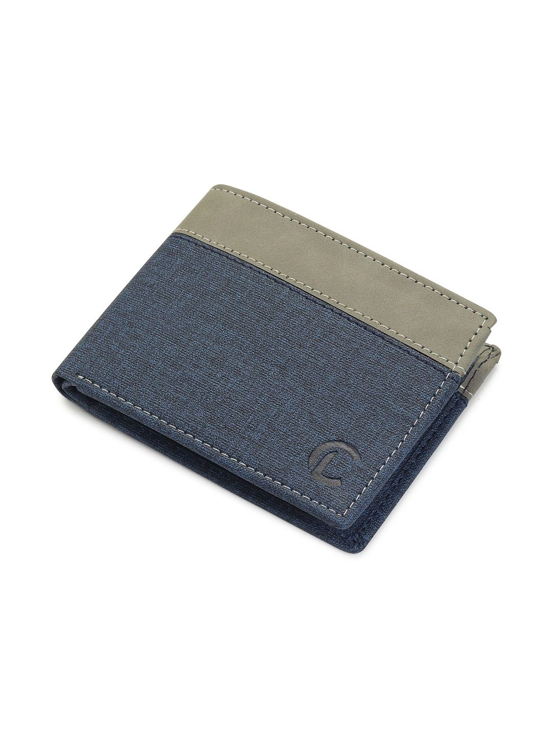 CRAFT LINE Men Colourblocked PU Two Fold Wallet-picture-23
