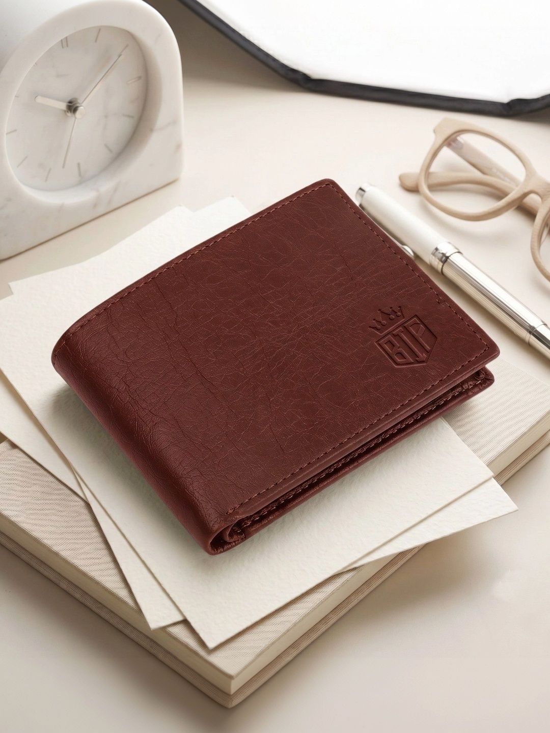 BIF Men Textured PU Two Fold Wallet-picture-54