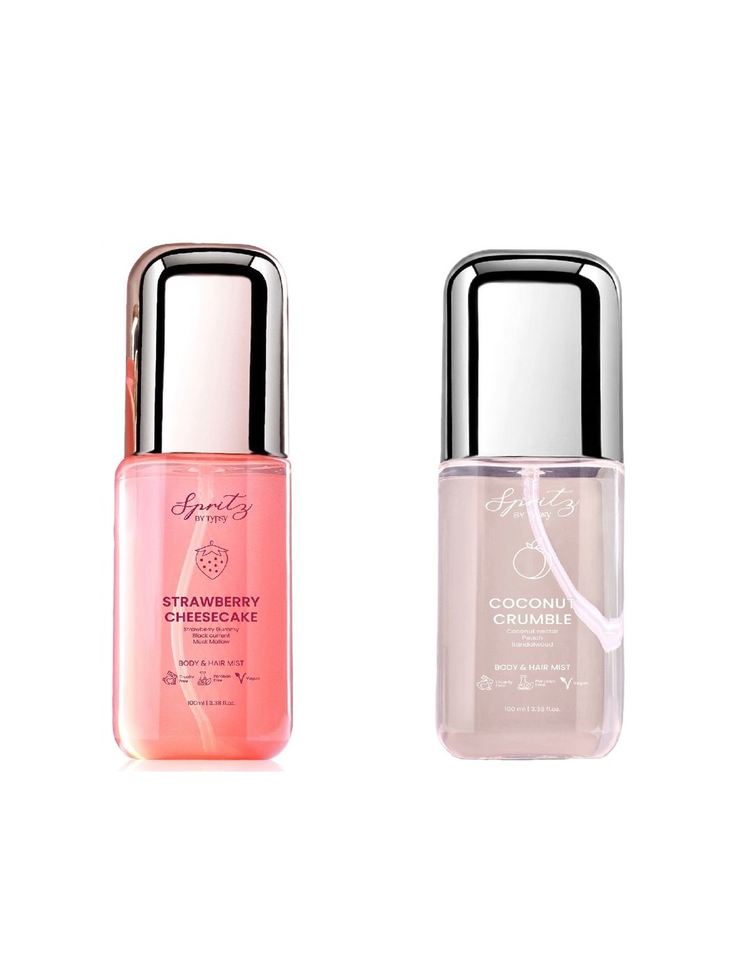 Spritz By Typsy 2Pc Strawberry Cheesecake & Coconut Crumble Body & Hair Mist -100ml Each-picture-13