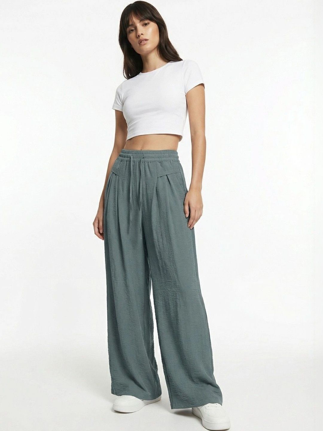GIRL CNTRL Women Comfort Easy Wash Culottes Trousers-picture-17