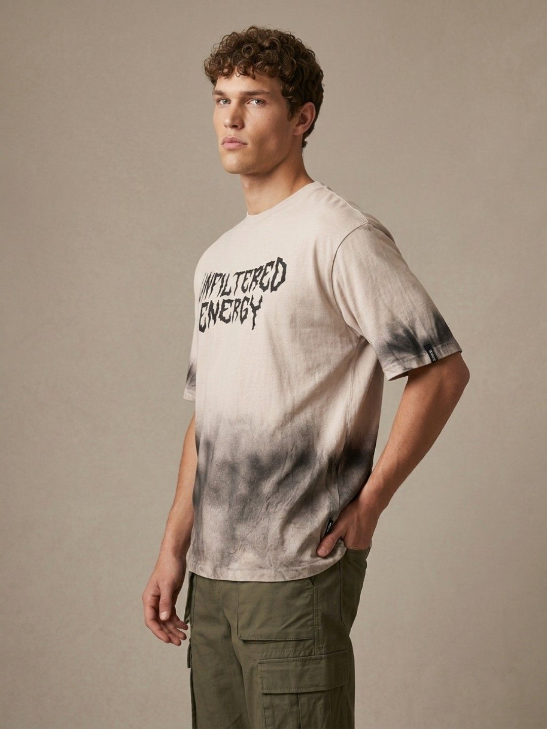 Unfiltered Energy Typography Relaxed Fit T-shirt-image-46