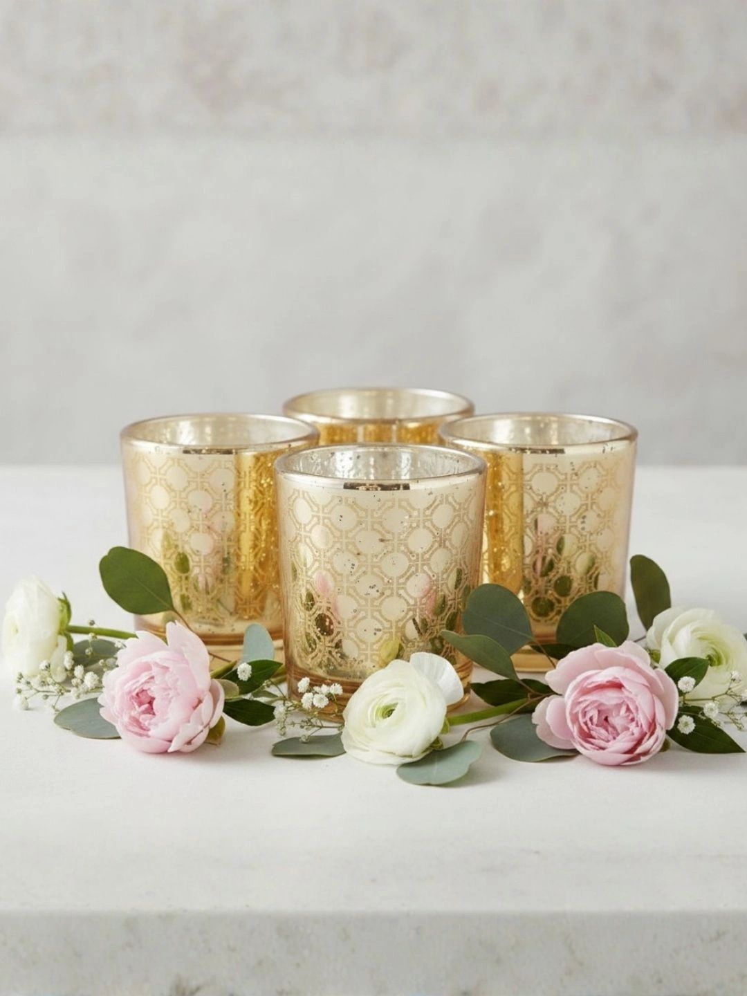 THE HOME CO. Gold-Toned 1 pieces Jar Candle-picture-41