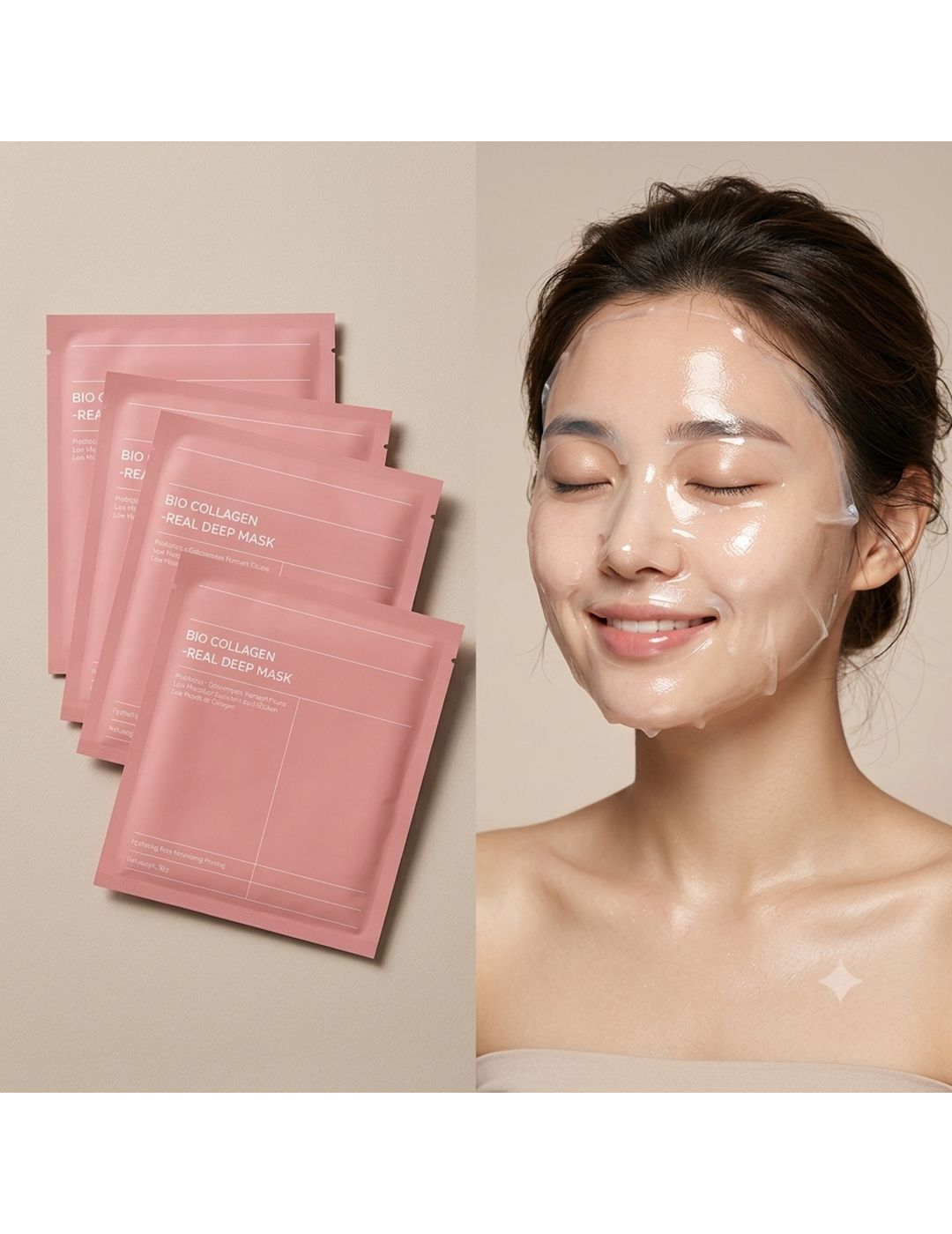 vedascure Set Of 4 Bio Collagen Overnight Honey Mask-picture-27