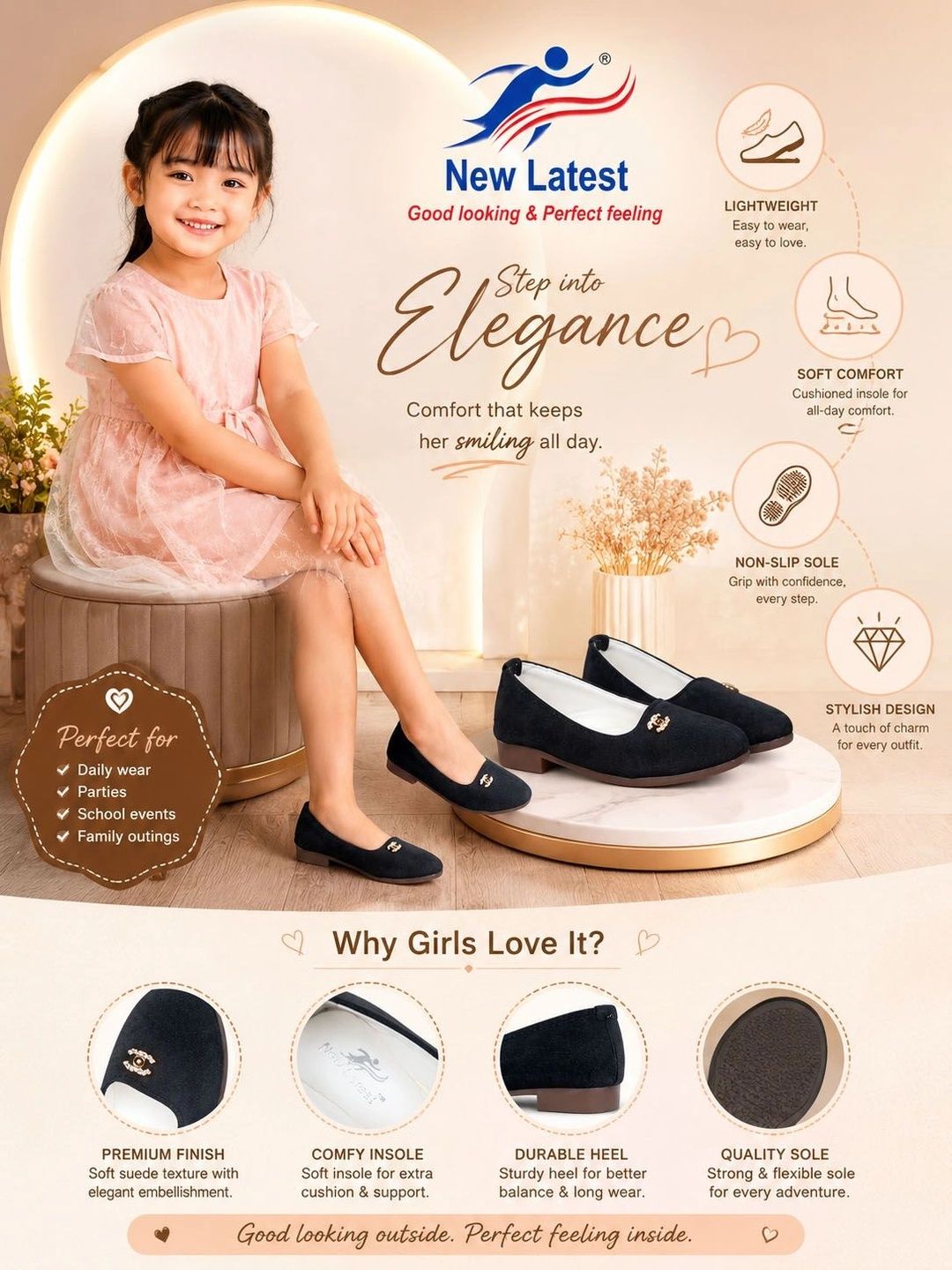 NEW LATEST Girls Mules Flats-picture-20