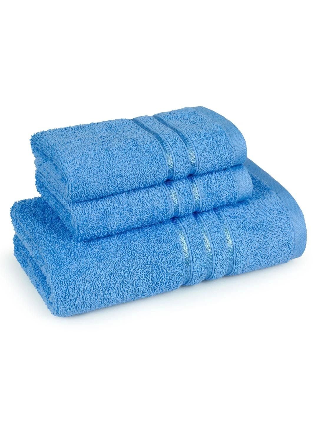 MYTRIDENT Blue 3 Piece Cotton 400 GSM Towel Set-image-20