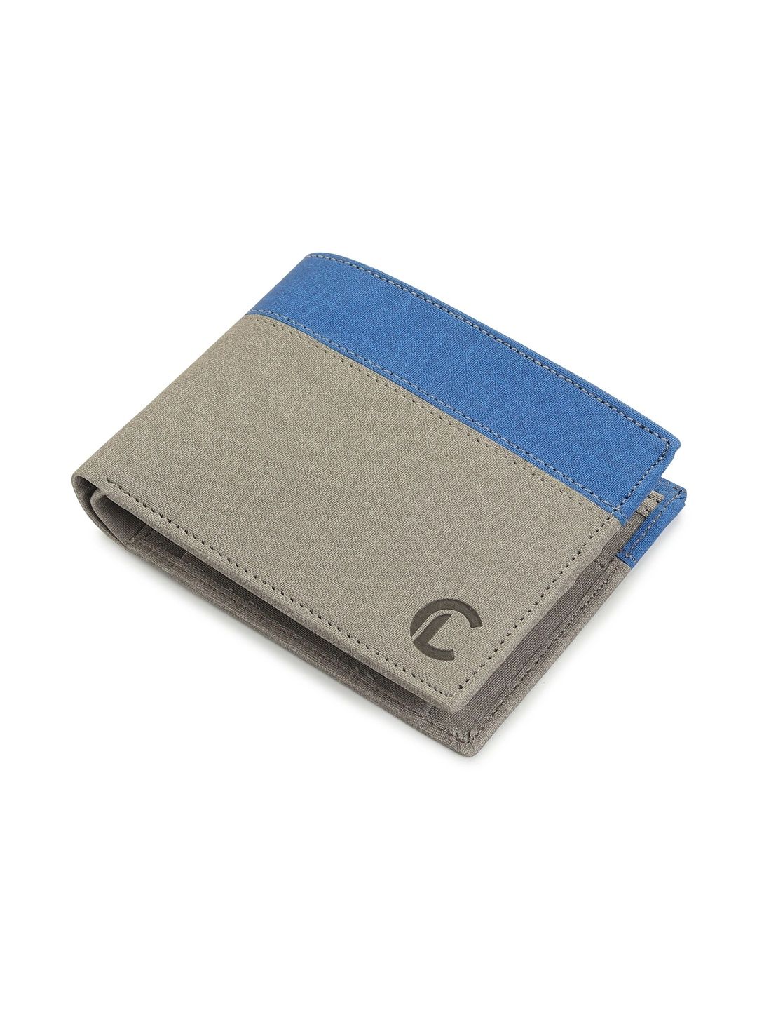 CRAFT LINE Men Colourblocked PU Two Fold Wallet-picture-12
