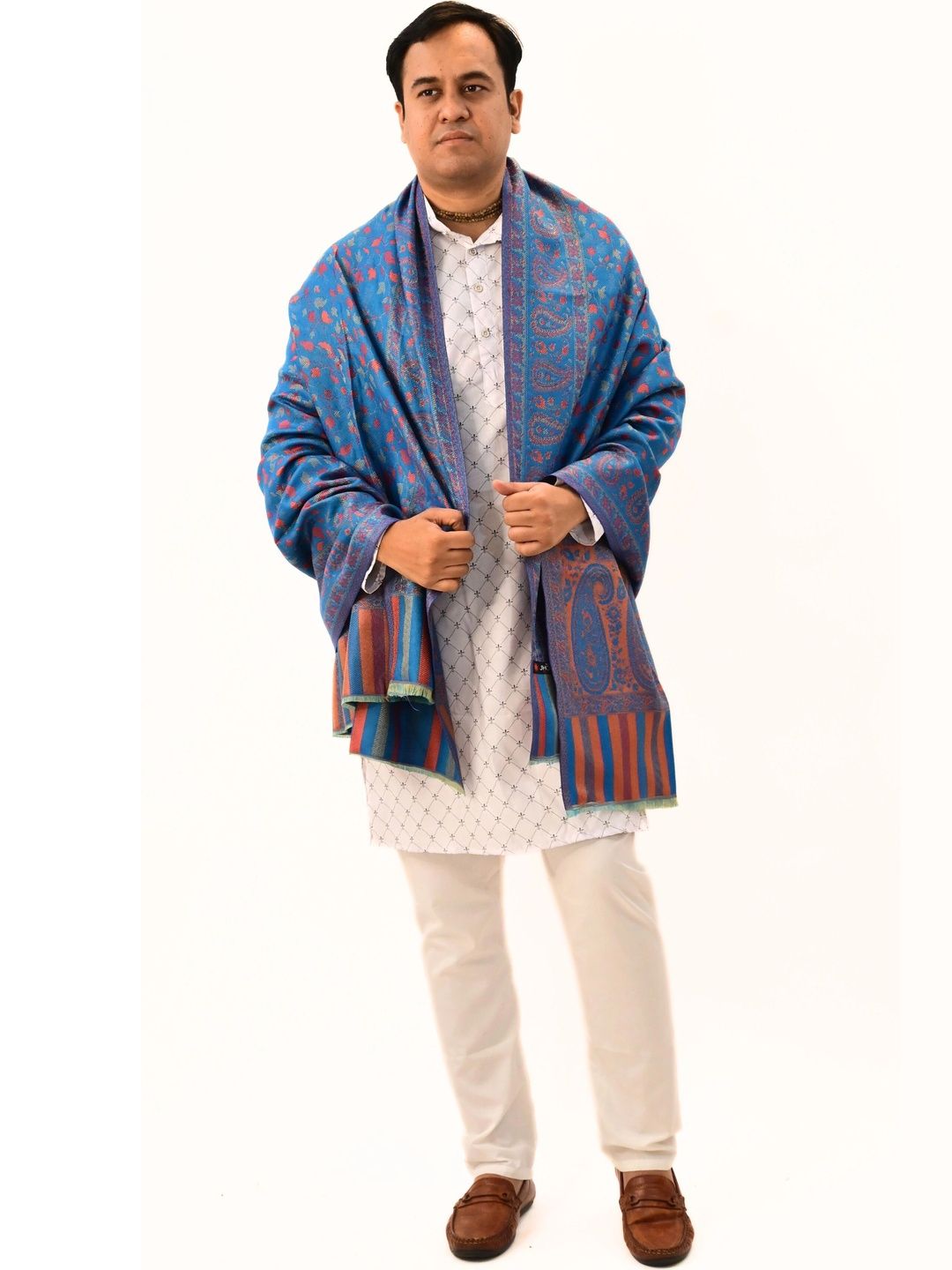KAVIM Women Paisley Printed Shawl-image-18
