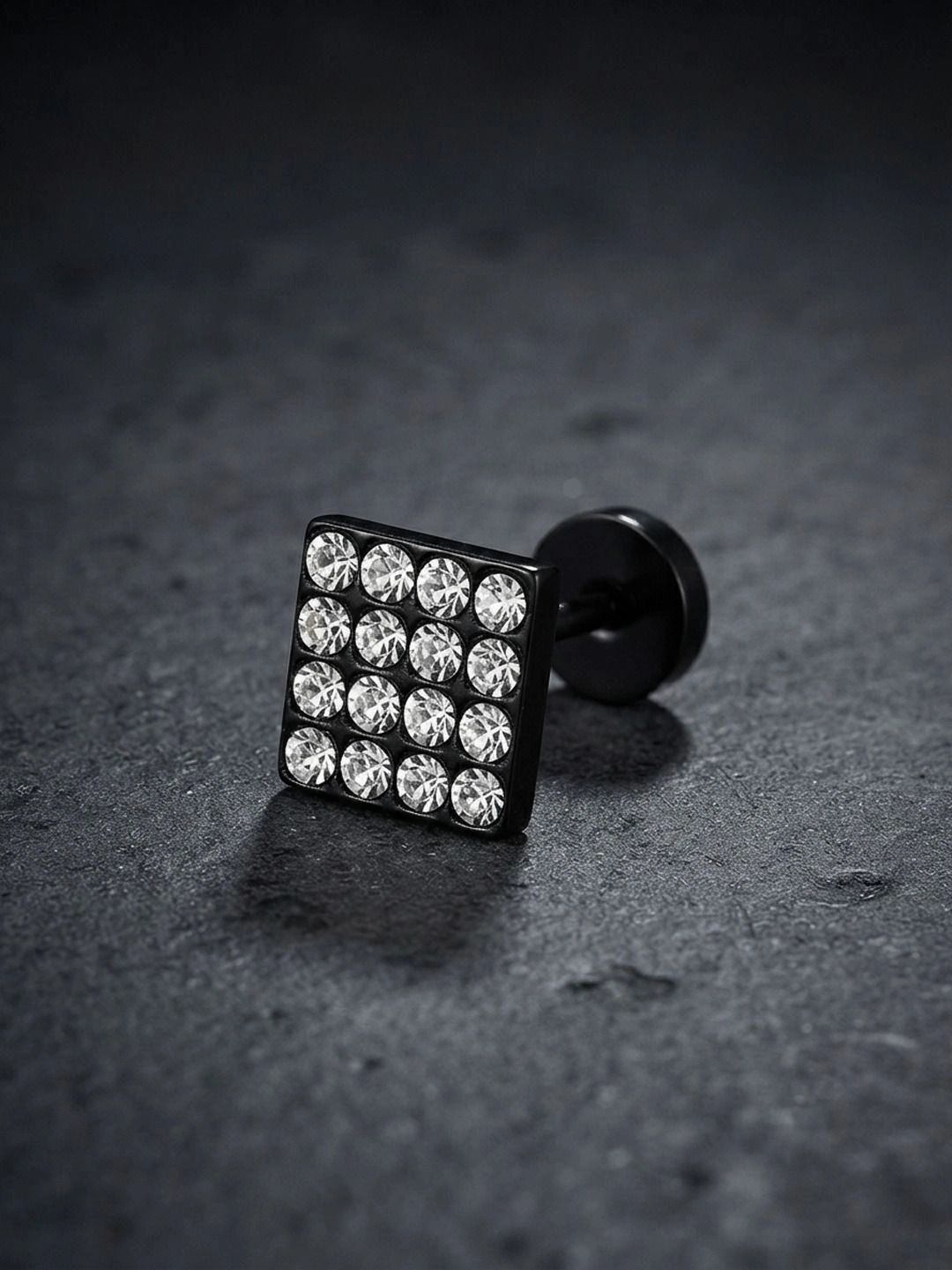 VAGHBHATT Square Studs Earrings-picture-29