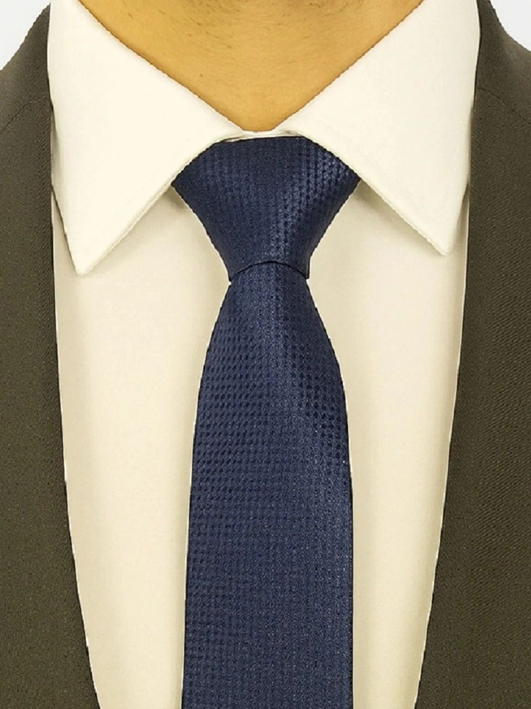 ZITTI Men Woven Design Broad Tie-picture-15