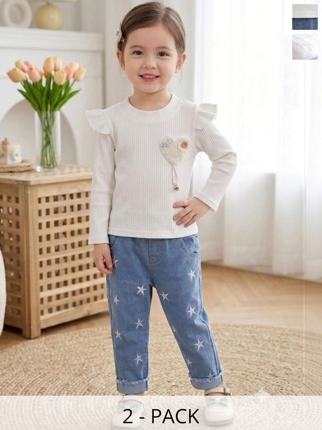 STAR BOYZ CLOSET Girls Top with Trousers-picture-55