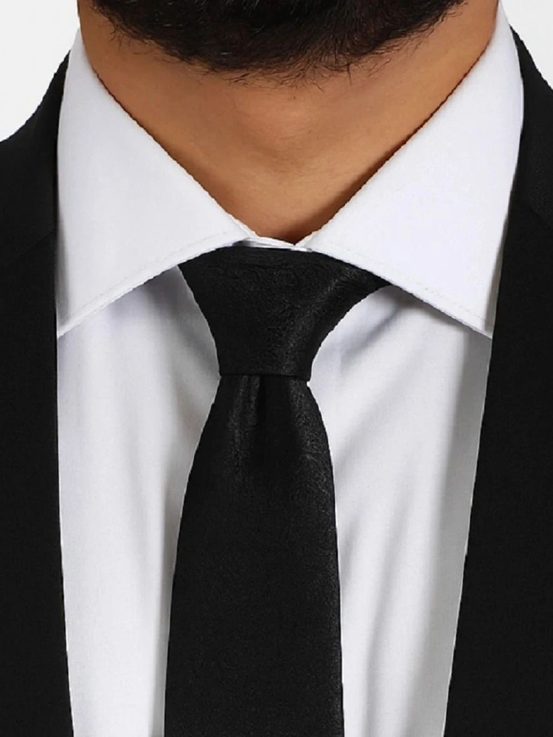 ZITTI Men Woven Design Broad Tie-picture-34