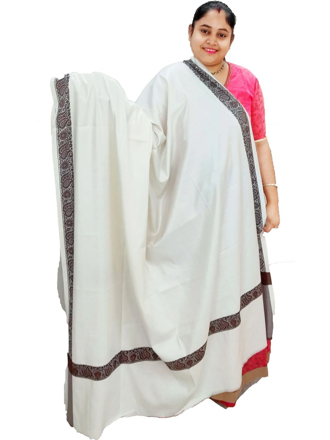 KAVIM Women Paisley Printed Shawl-image-17