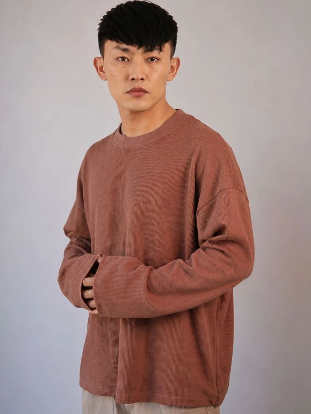 UNIQSOME Men Drop-Shoulder Sleeves Boxy T-shirt-picture-12