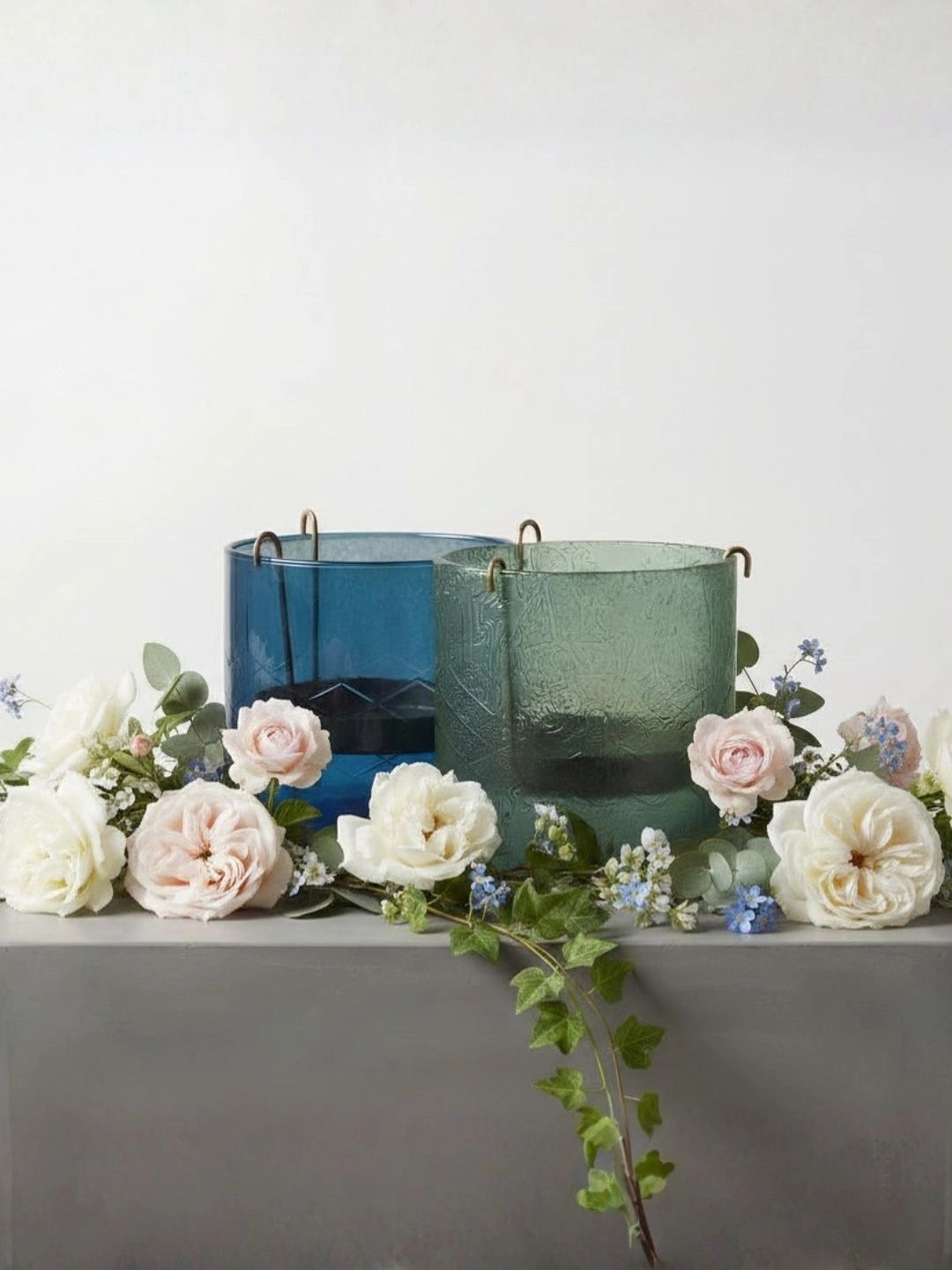 THE HOME CO. Blue 1 pieces Jar Candle-picture-2