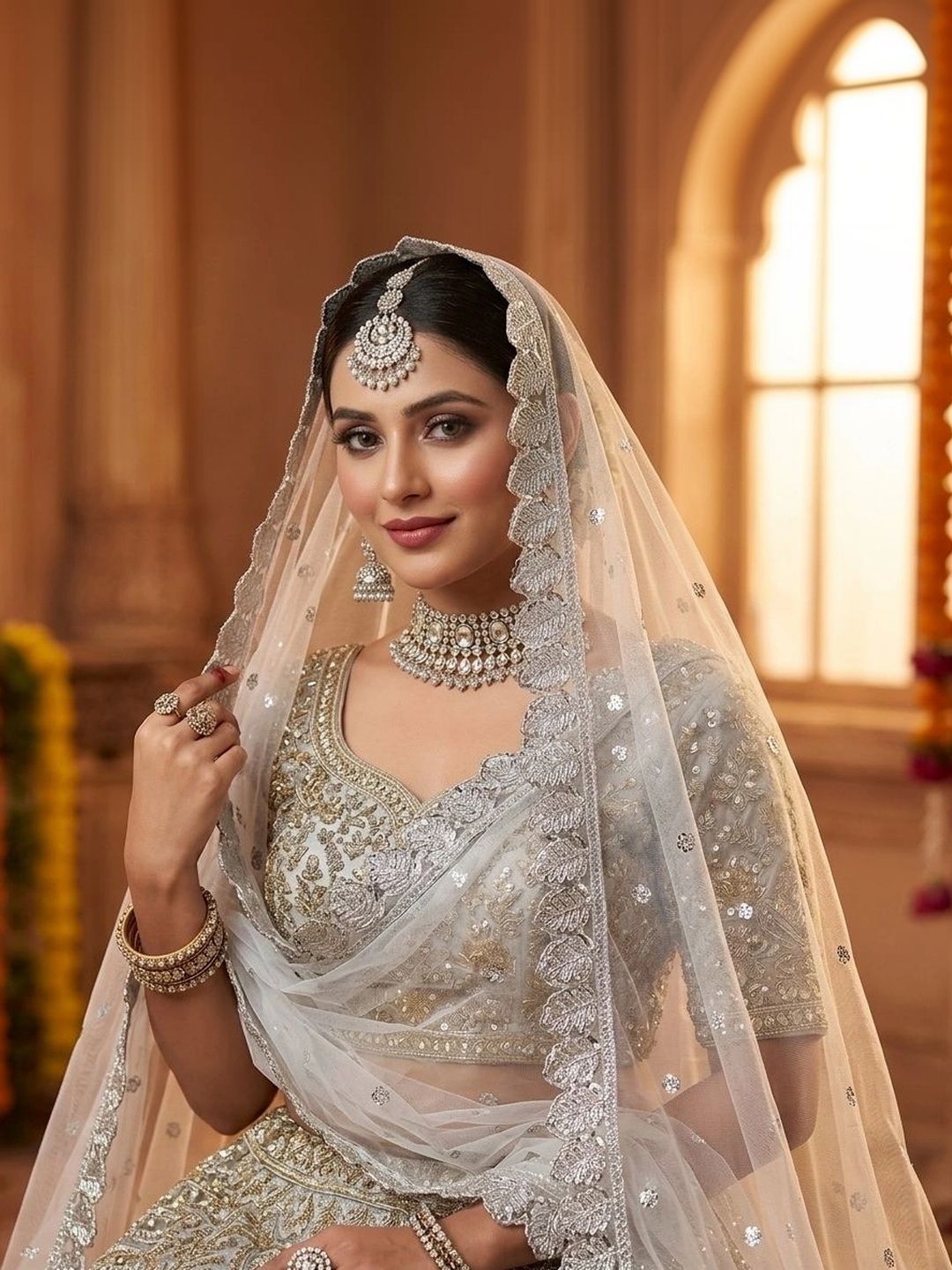 Navti Creations Dupatta with Sequinned-picture-52