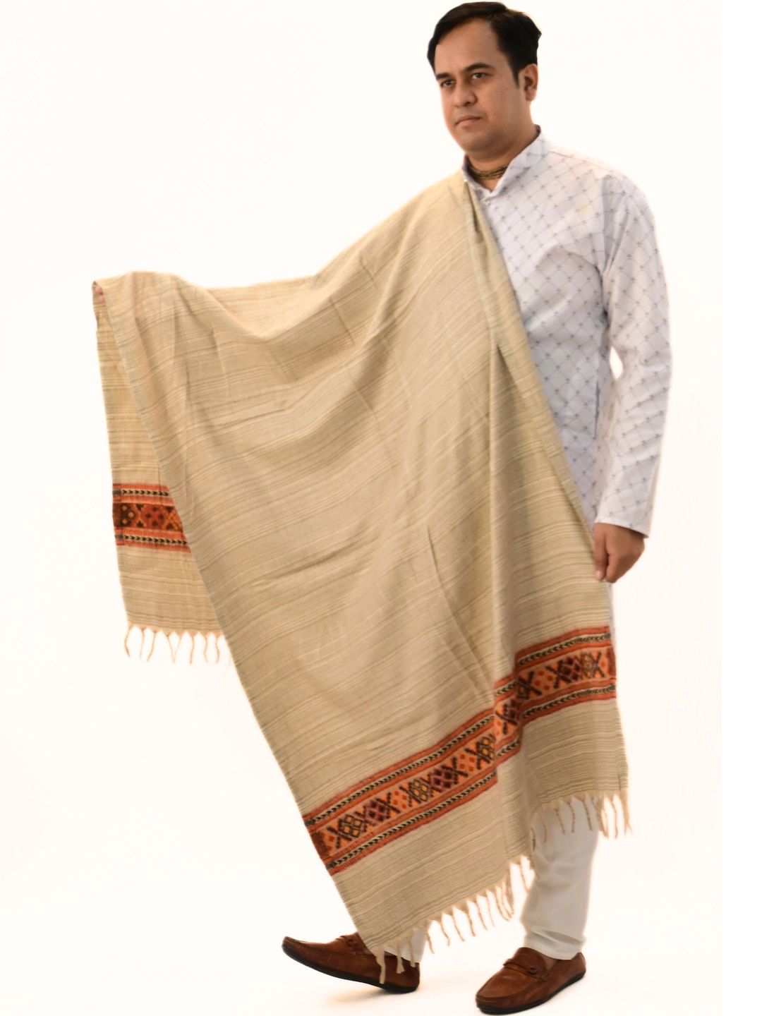 KAVIM Women Woven Design Shawl-image-19