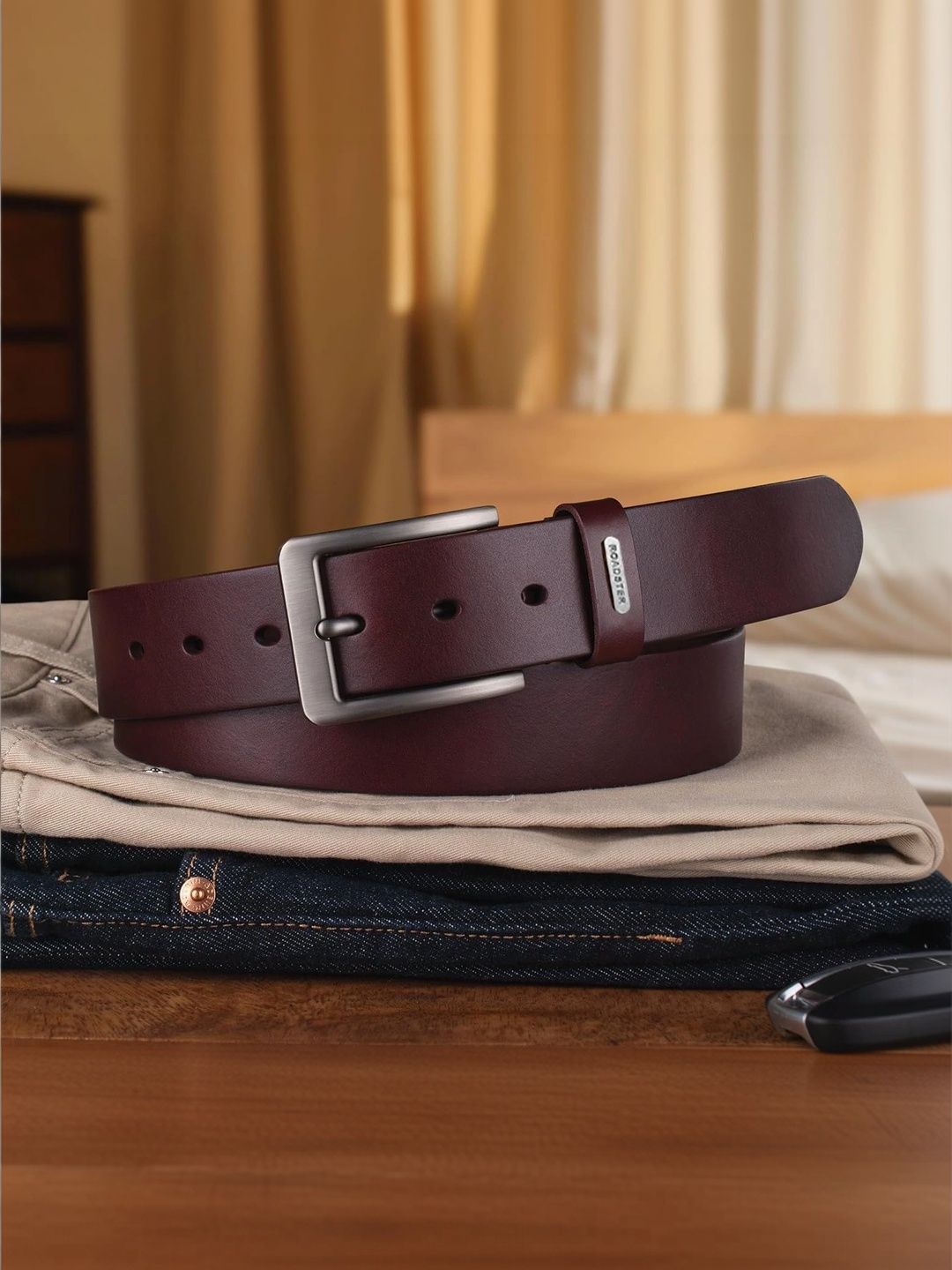 Roadster Men Leather Belt-picture-14