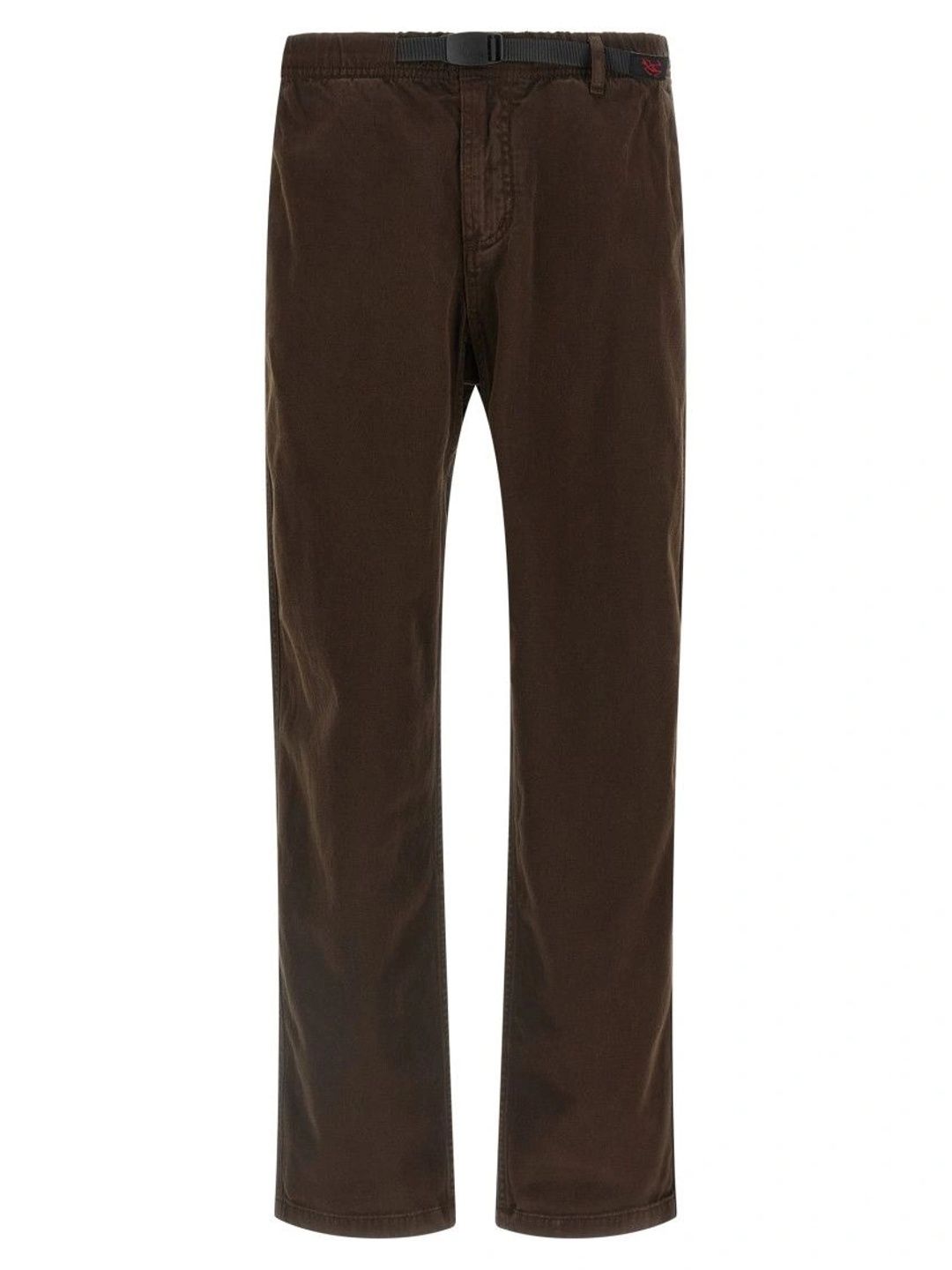 gramicci Brown Relaxed Flat Front Pants-picture-13