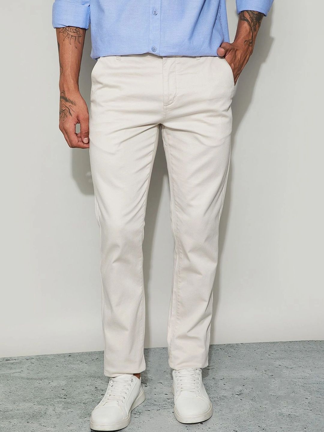 CODE by Lifestyle Men Slim Fit Trousers-picture-32