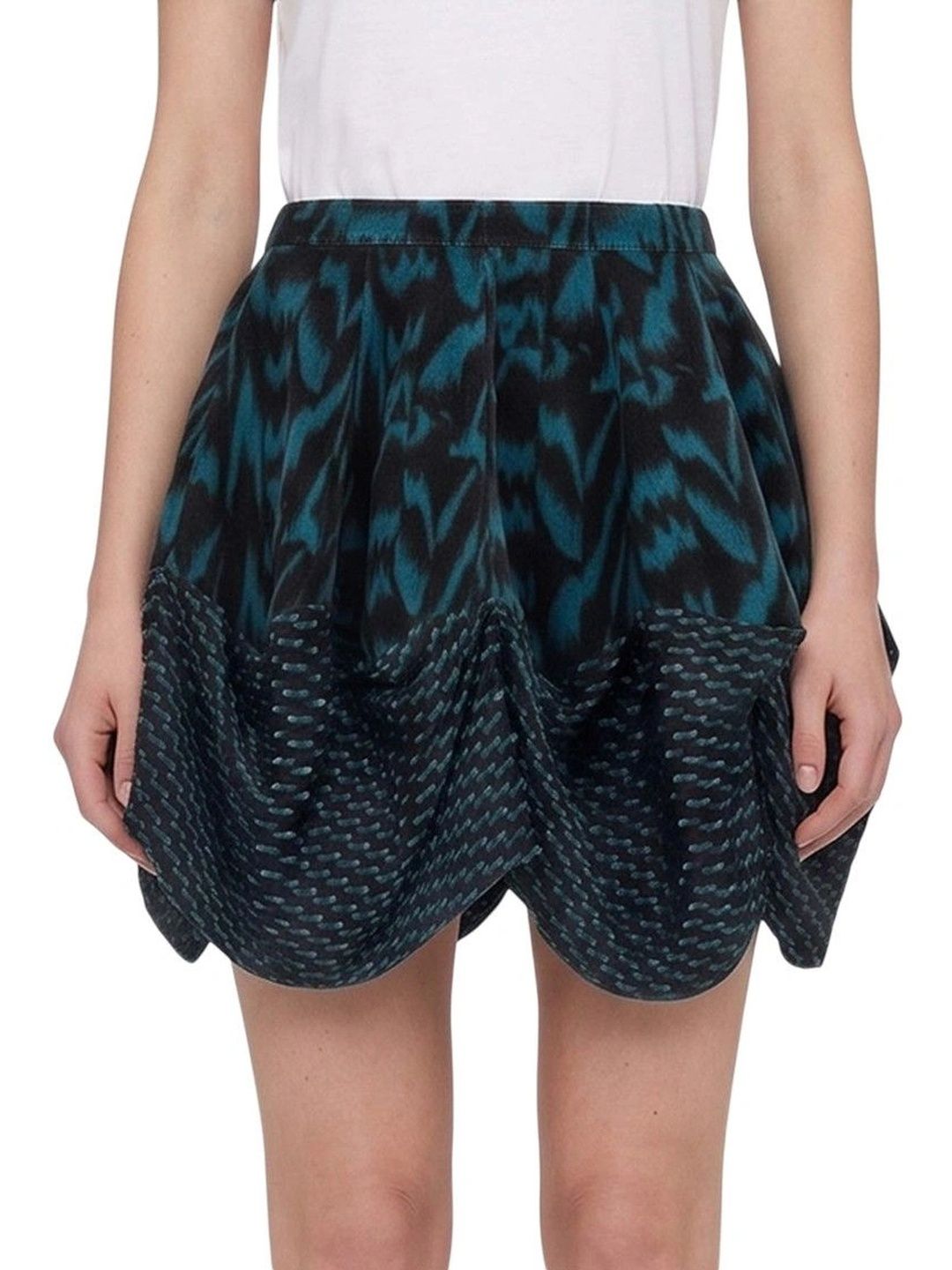 Kiko Kostadinov Women Cotton Abstract Mini Tulip Skirt-picture-50