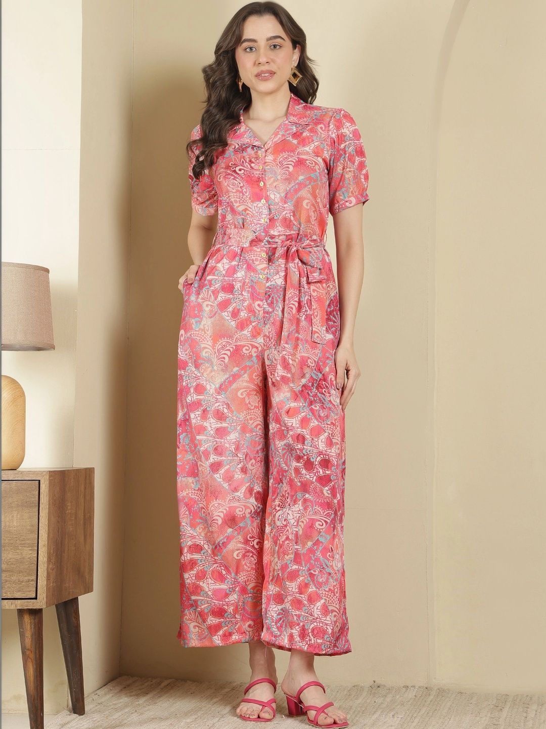 KALAMIR Printed Basic Jumpsuit-picture-53