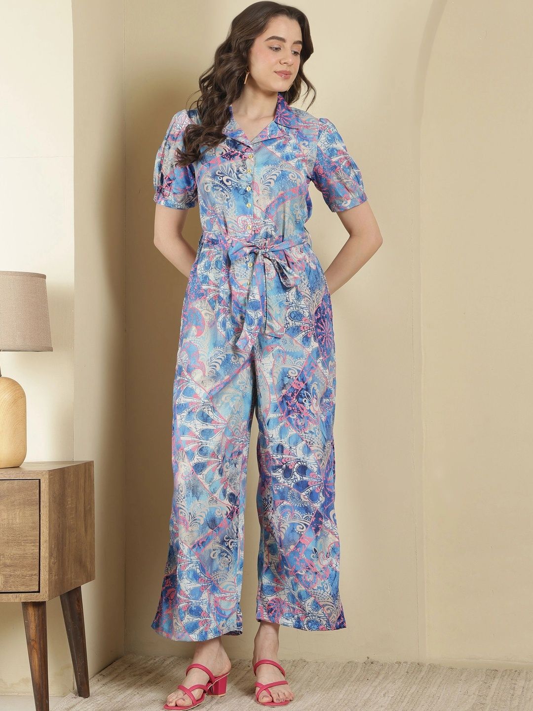 KALAMIR Printed Basic Jumpsuit-picture-11