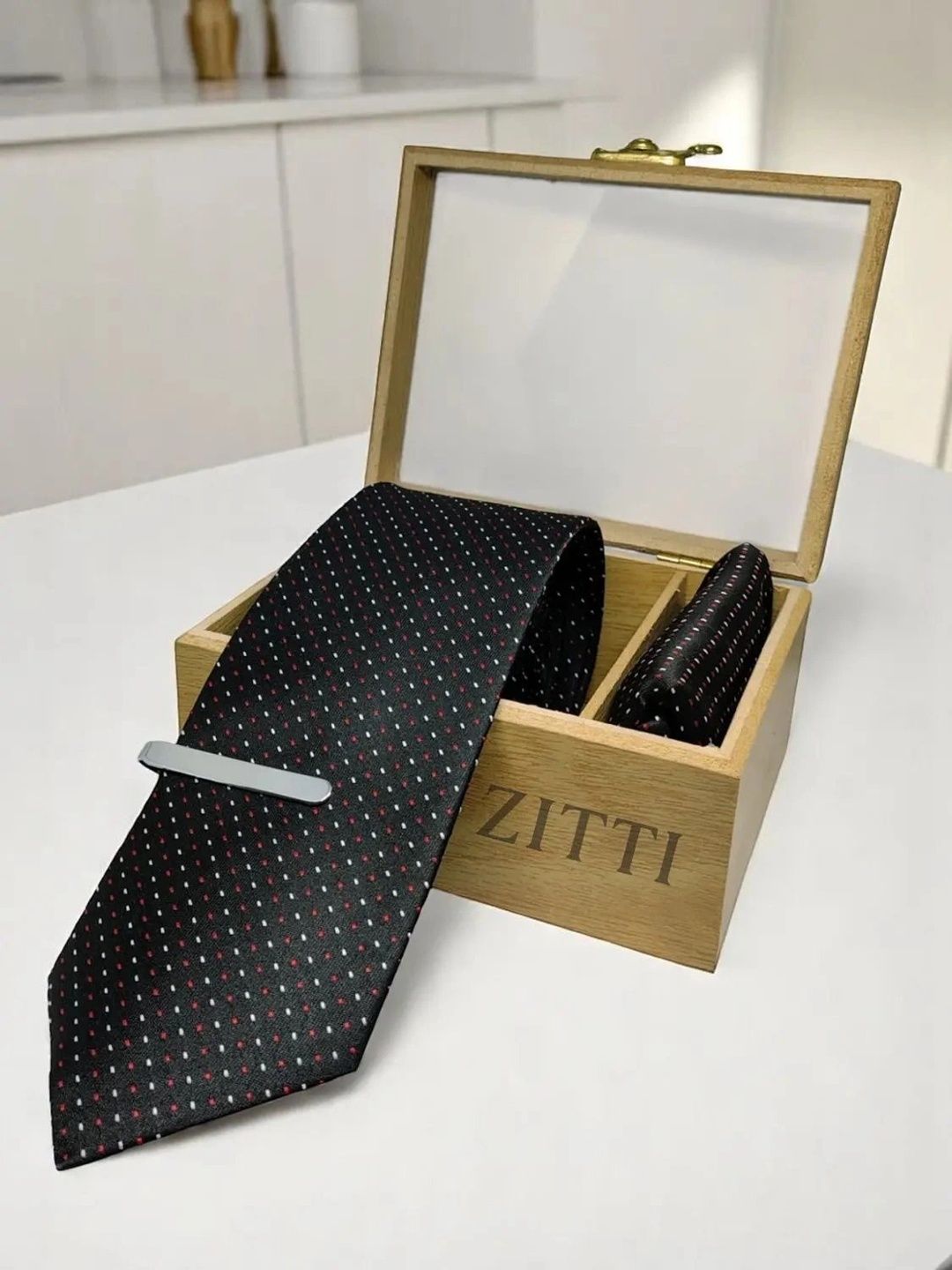 ZITTI Men Printed Broad Tie-picture-28