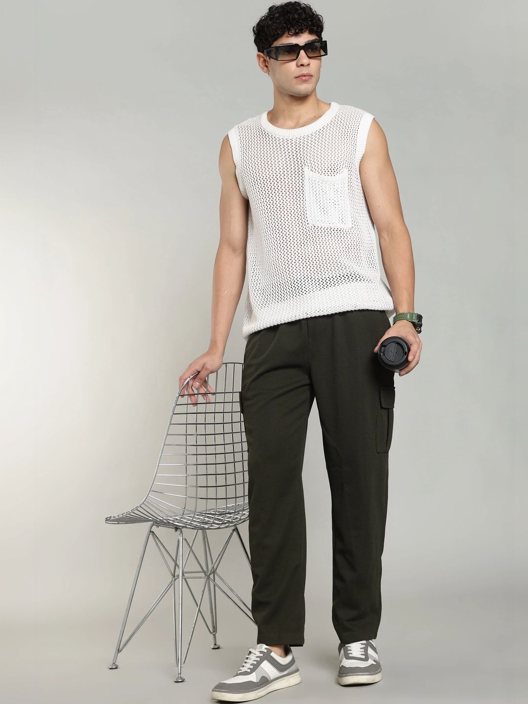 SWADESI STUFF Men Smart Trousers-picture-15