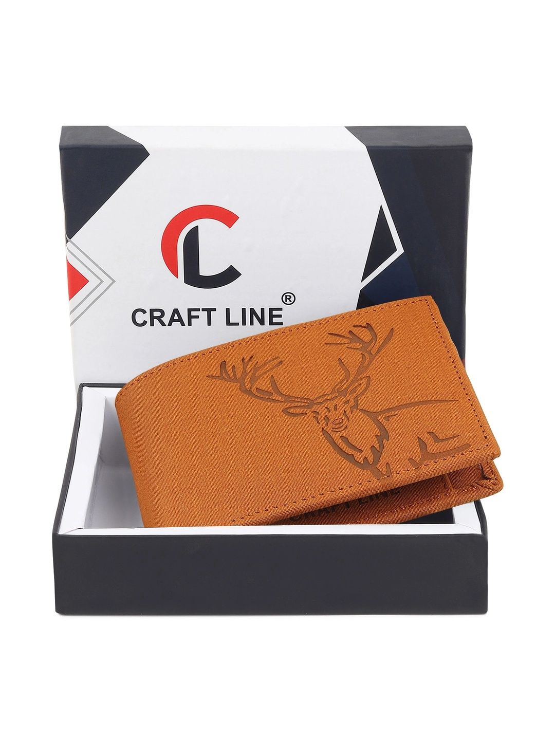 CRAFT LINE Men Animal Printed PU Two Fold Wallet-picture-13