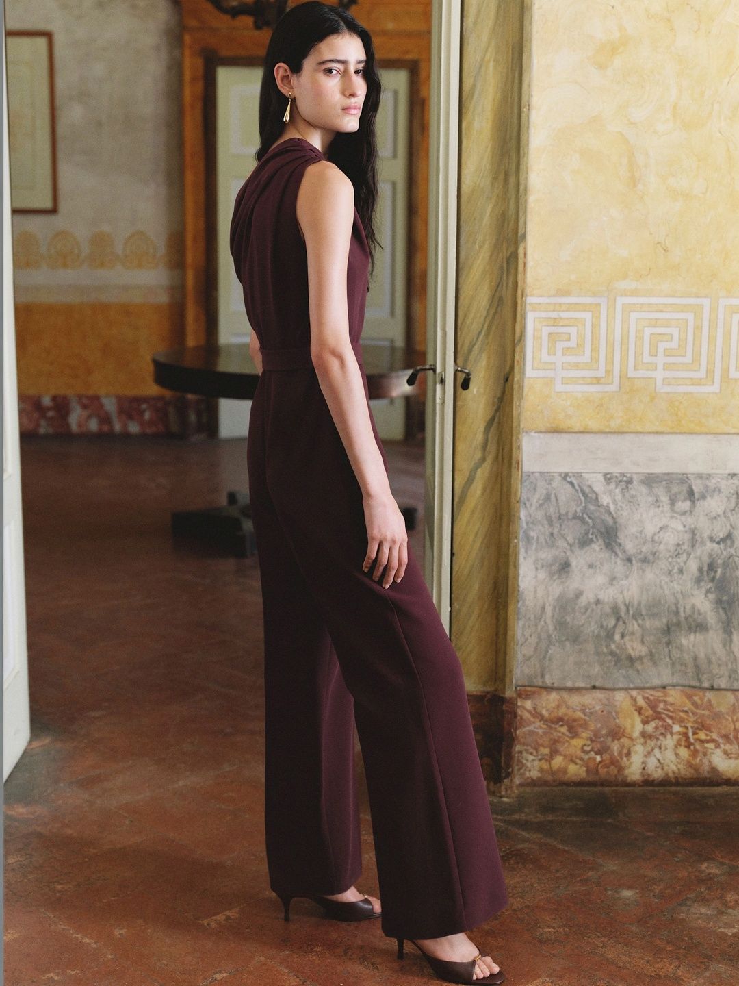 MANGO One Shoulder Basic Jumpsuit-picture-32