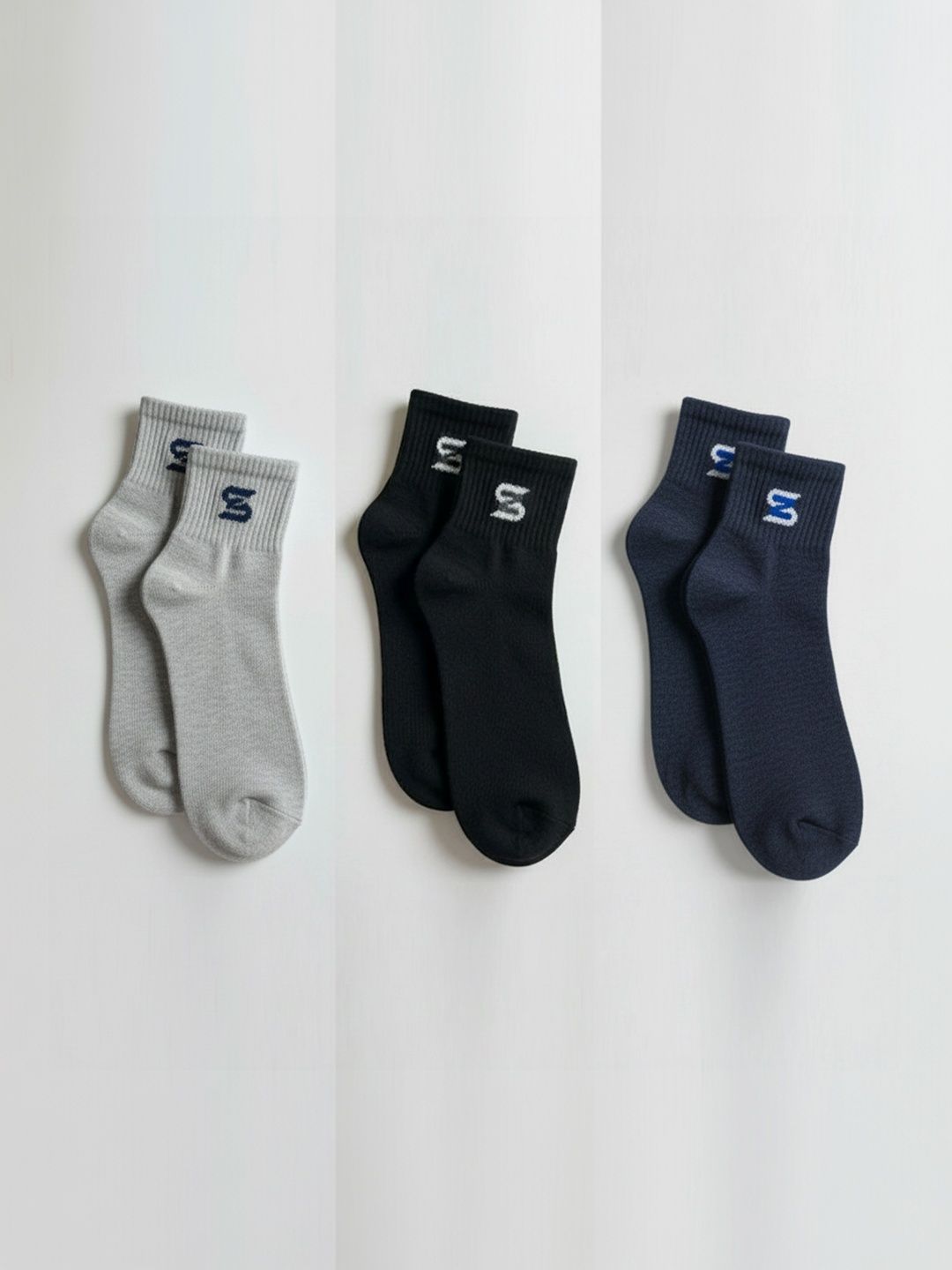 sakyastars Men Pack of 6 Patterned Above Ankle Socks-picture-13