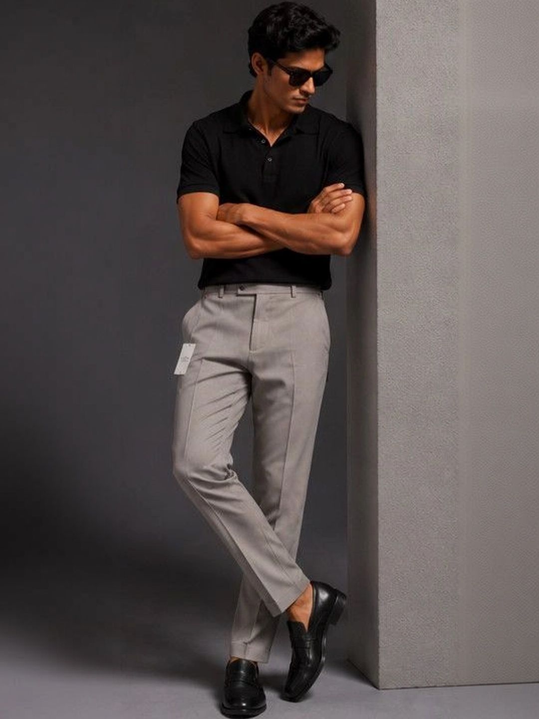 KADE AND WISE Men Easy Wash Trousers-image-29