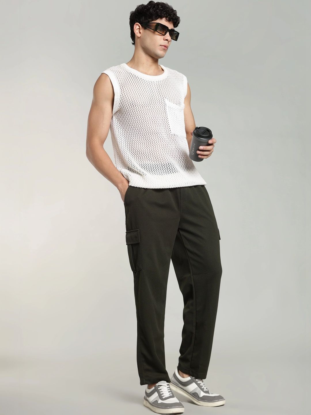 SWADESI STUFF Men Smart Trousers-picture-54