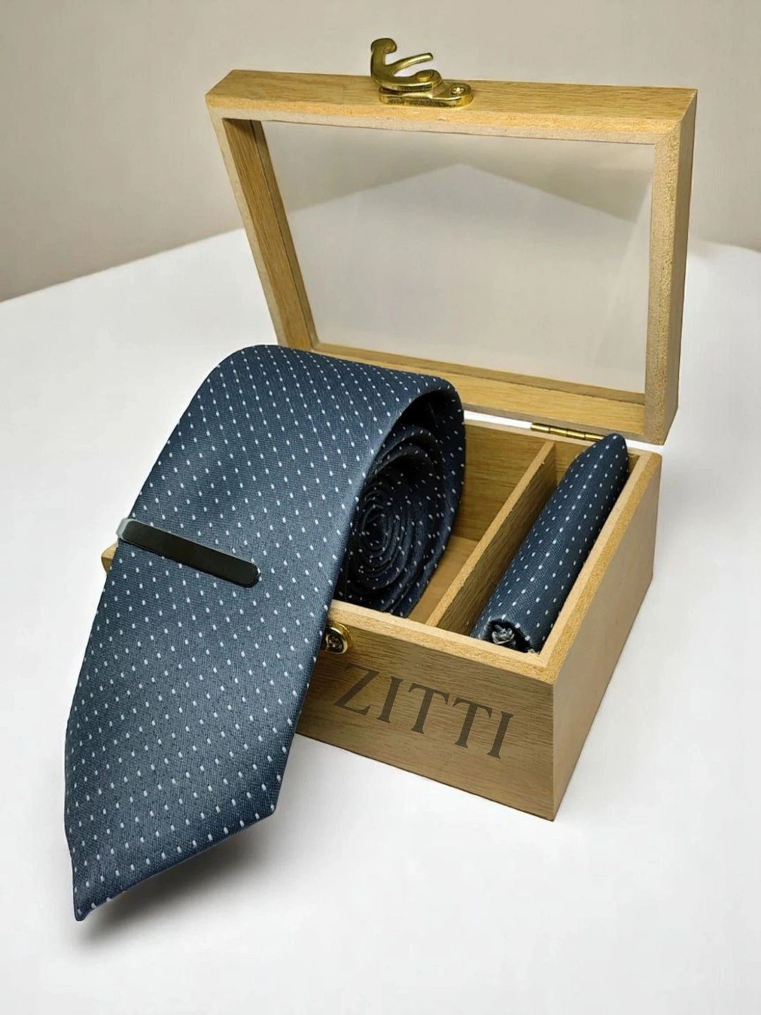 ZITTI Men Printed Broad Tie-picture-40
