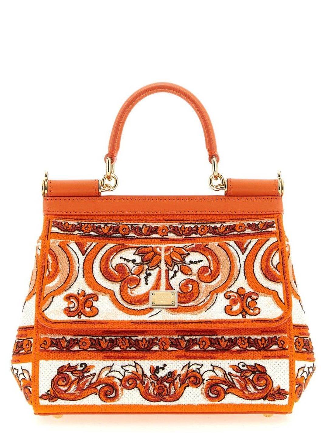dolce & gabbana Orange Sicily Small Satchel-picture-49