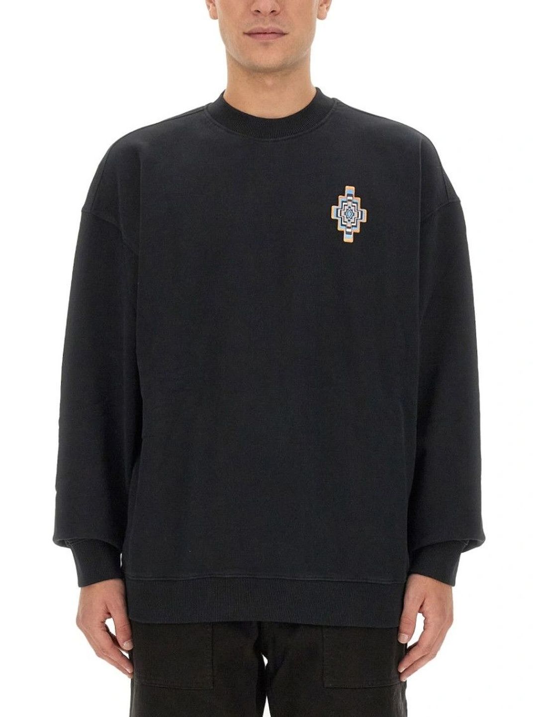 marcelo burlon Black Crew Neck Sweatshirt-picture-14