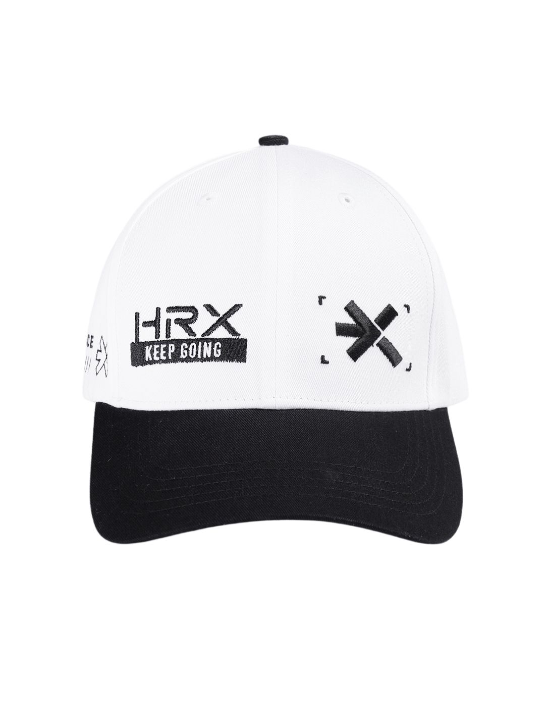 HRX by Hrithik Roshan Men Colourblocked Brand Logo Printed Baseball Cap-picture-34