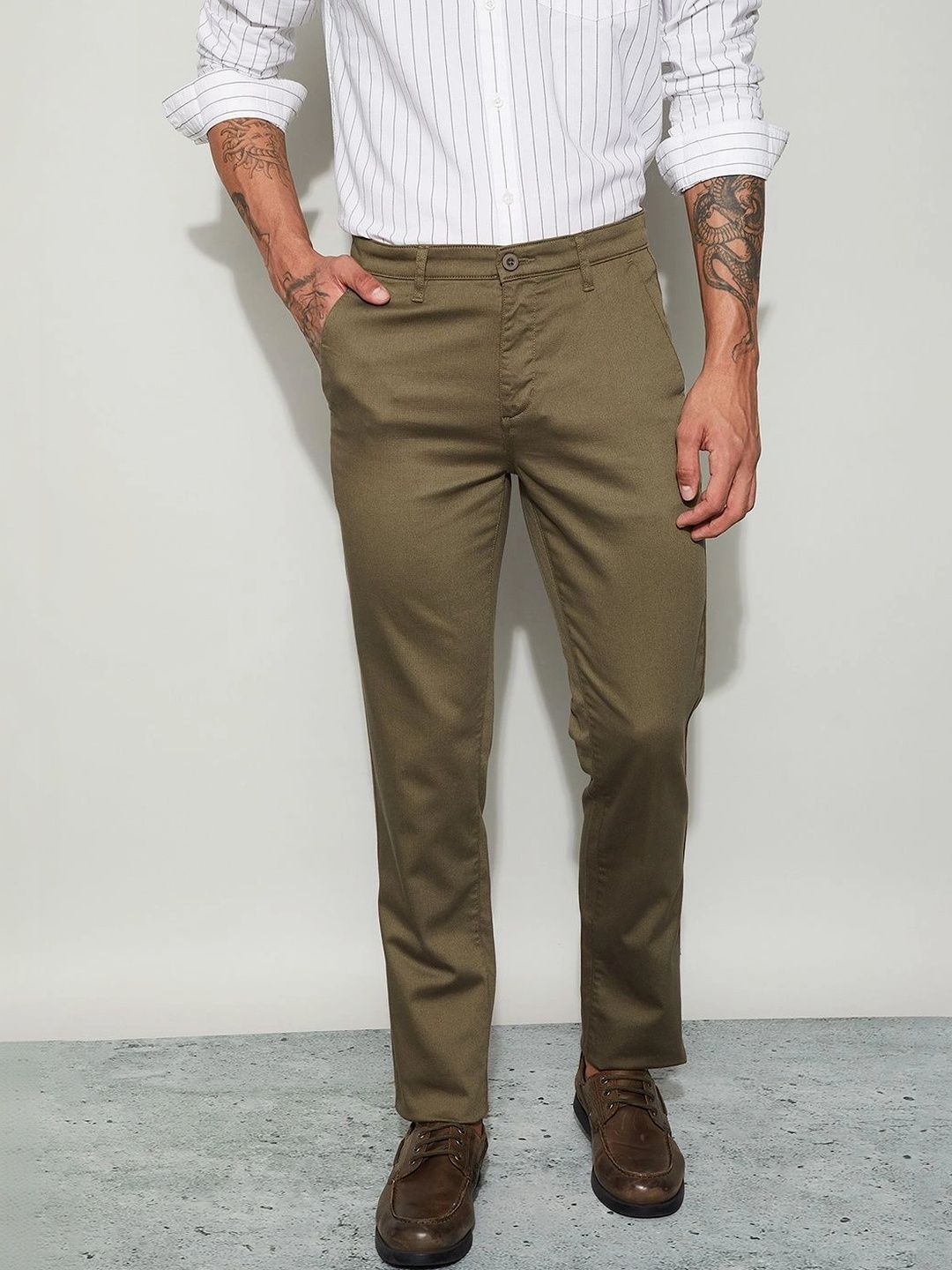 CODE by Lifestyle Men Slim Fit Trousers-picture-16
