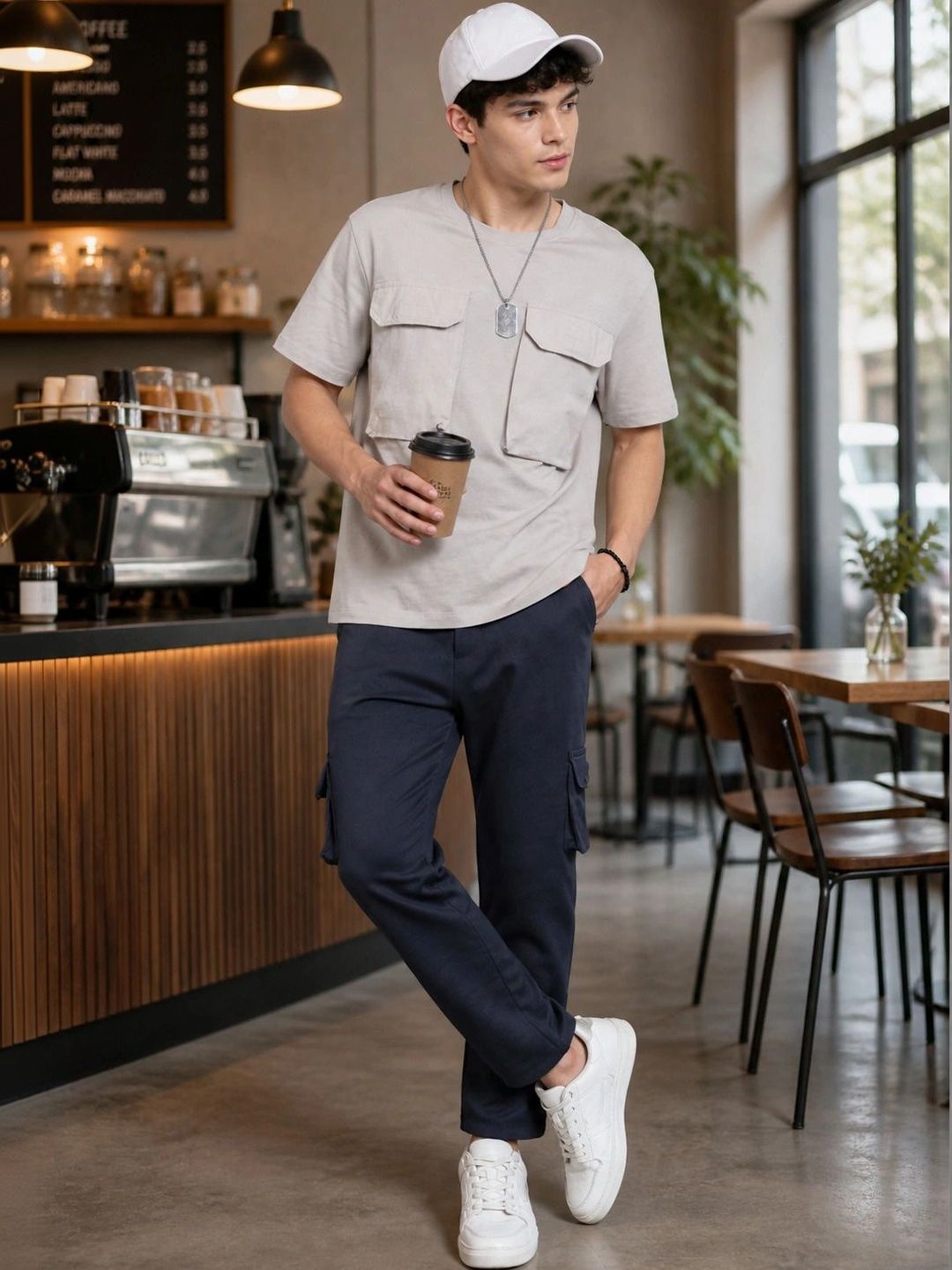 Men CARGO Trousers-image-41