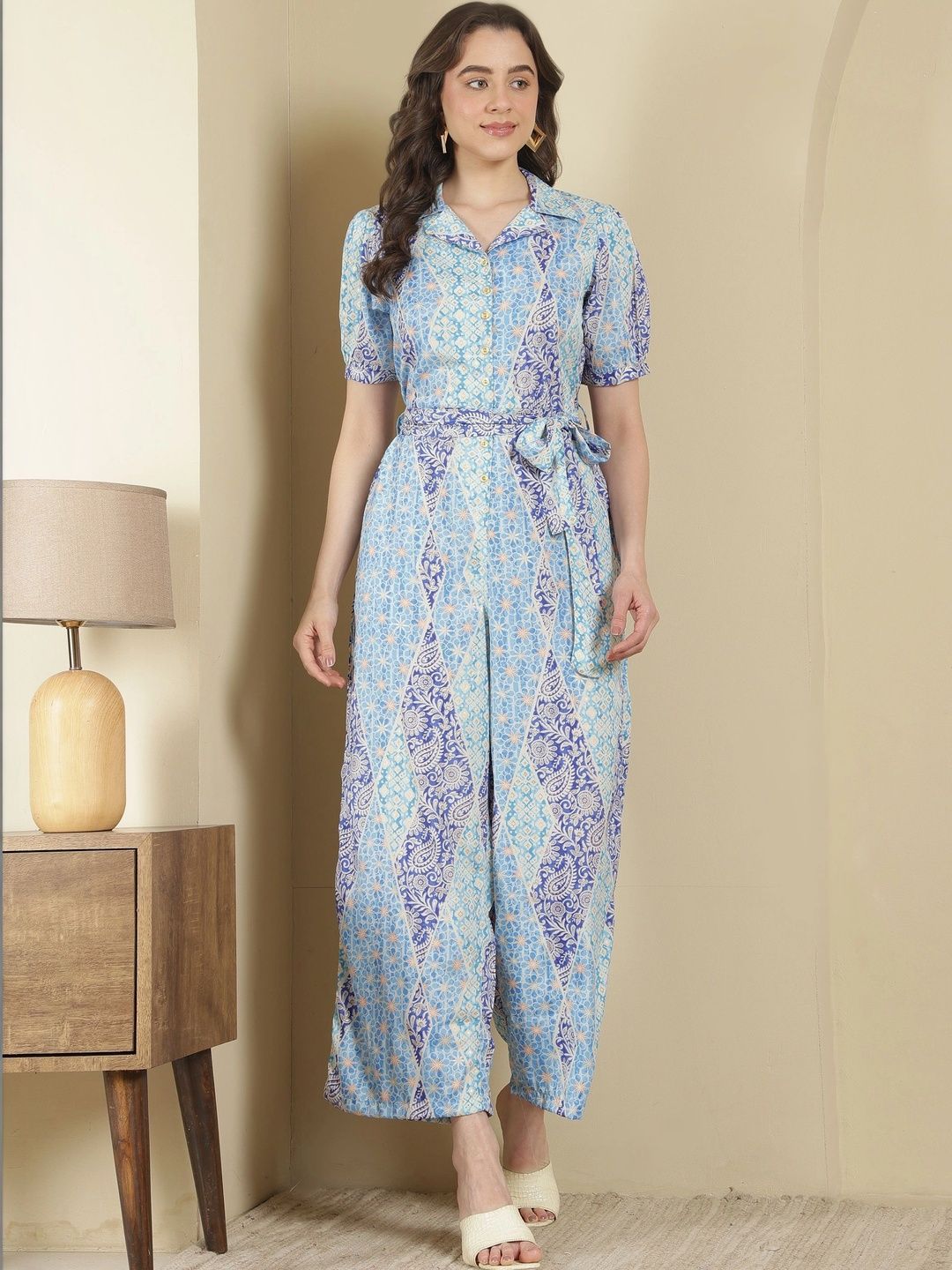 KALAMIR Printed Basic Jumpsuit-picture-12