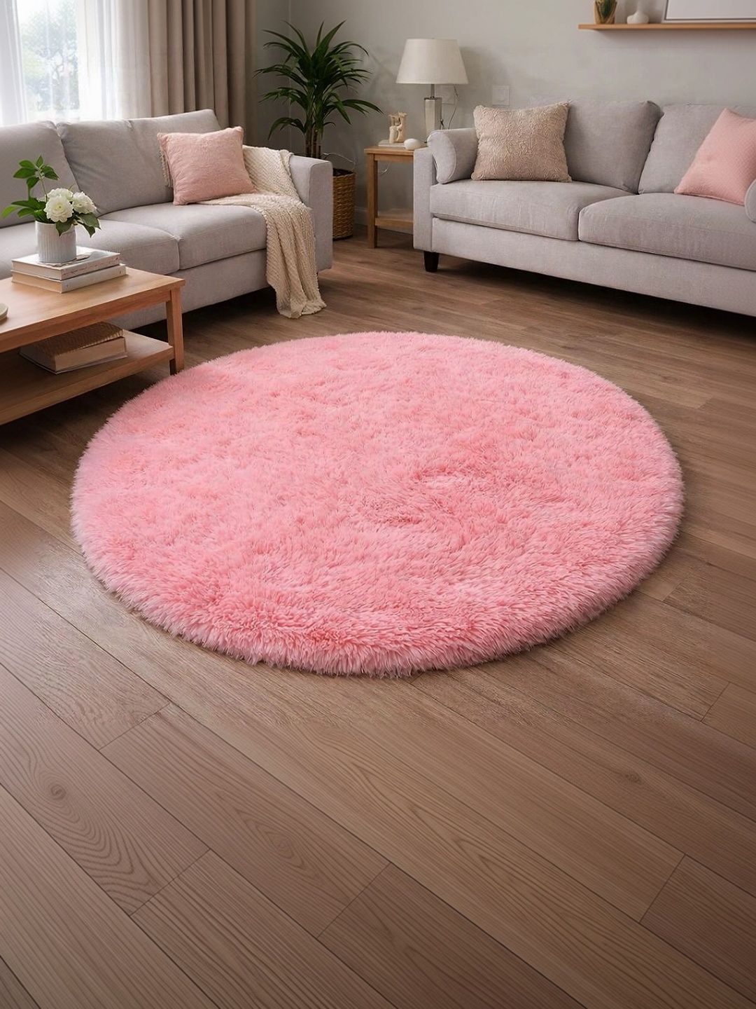 VIKCLIQUE Pink Ultra Soft Absorbent Anti-Skid Doormats-image-22